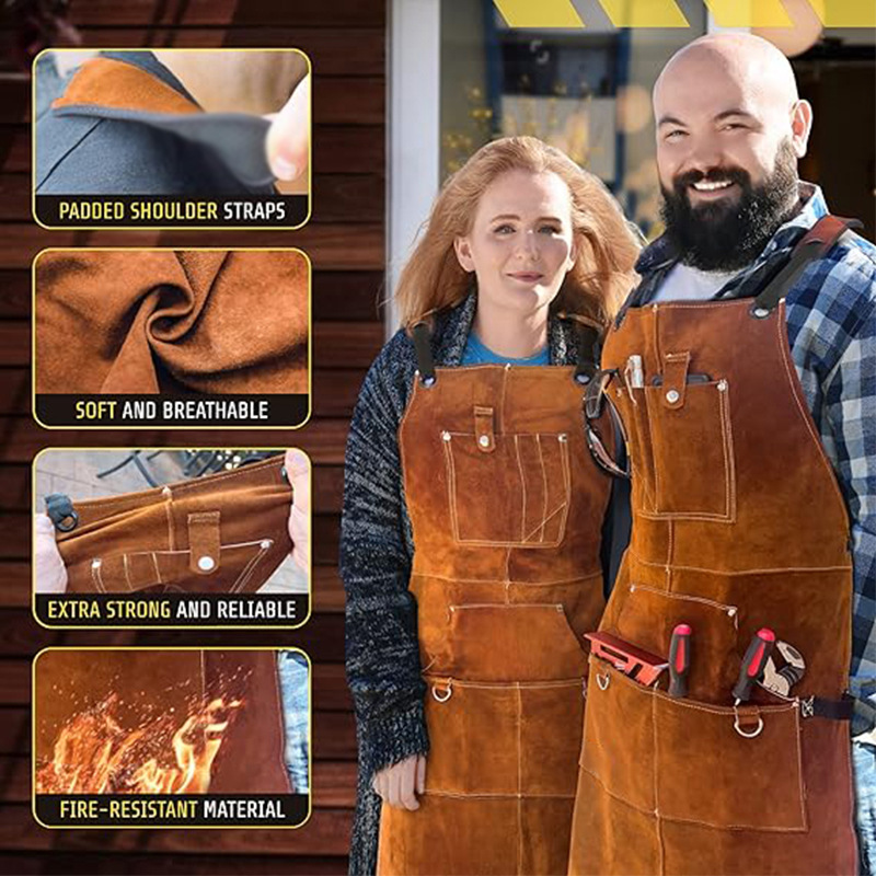 Woodworking Apron - Tablier ignifuge et imperméable, en polaire