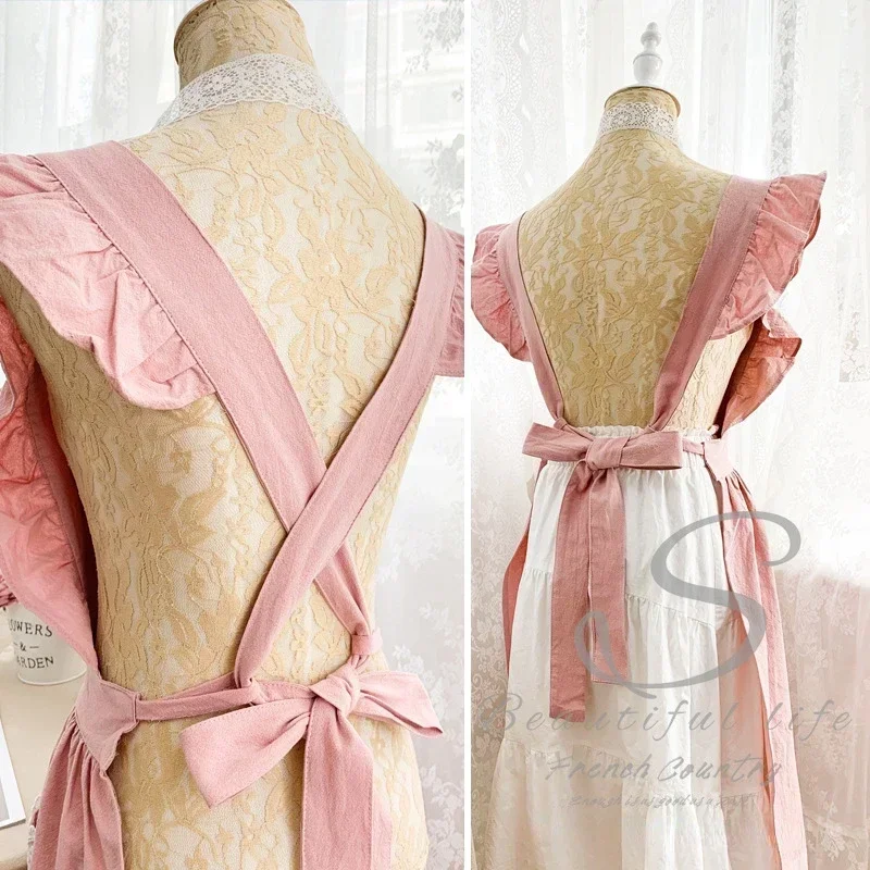 Woodworking Apron - Femmes femmes tablier coton lin tabliers