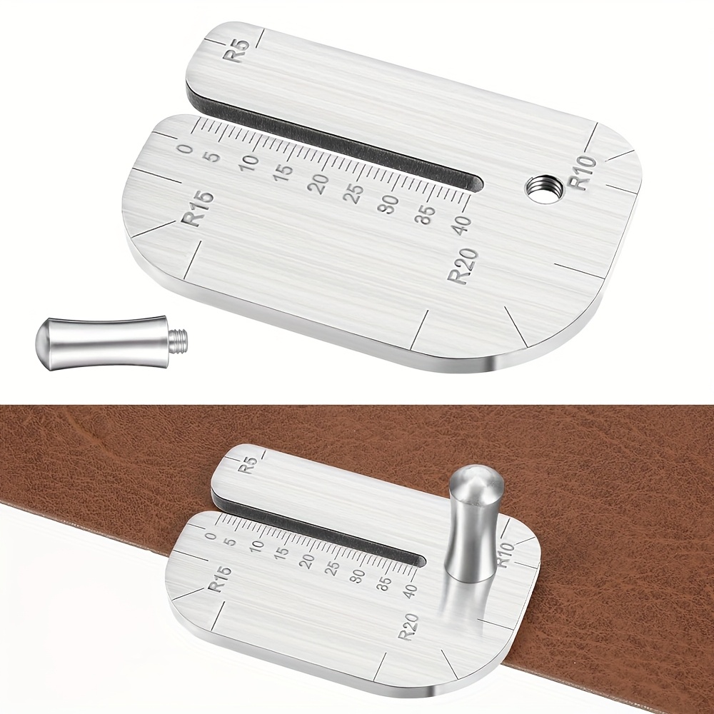 Woodworking Templates - Gabarit d'angle arrondi en acier inoxydable