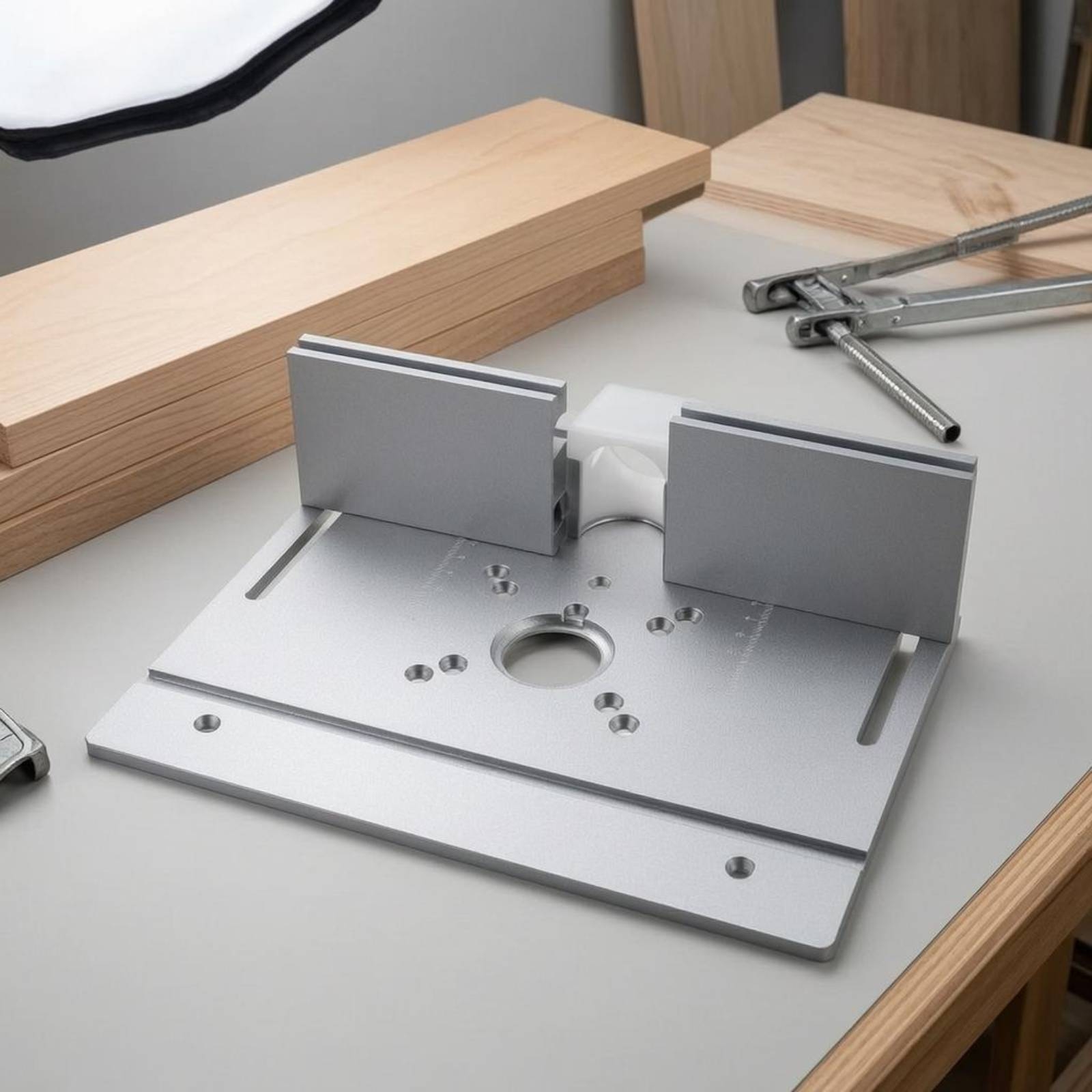 Woodworking Table - Plaque d'insertion pour table de défonceuse,