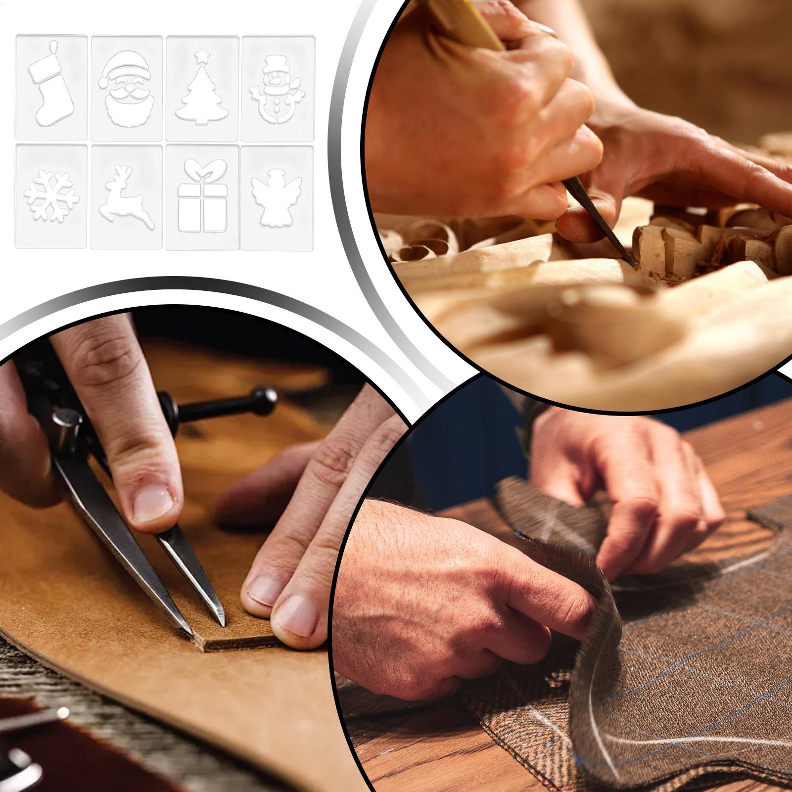 Woodworking Templates - Pochoir de noël, pochoirs portables pour