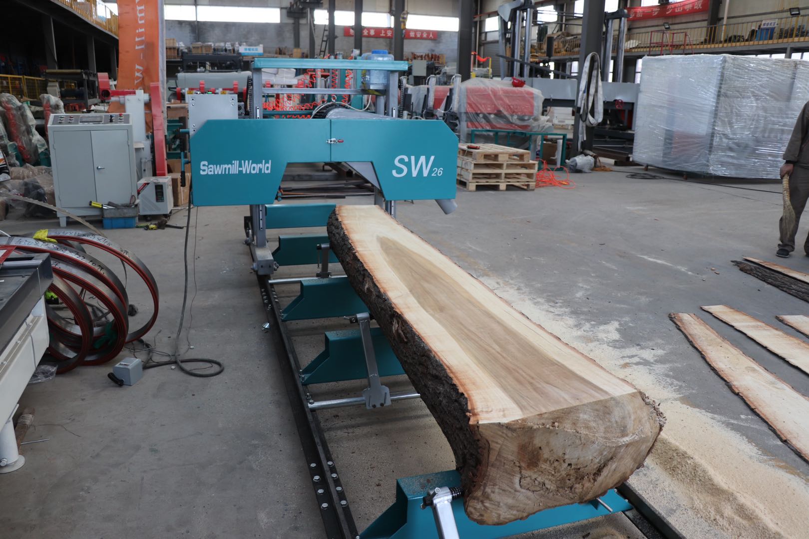 Woodworking Bandsaw - Scierie à ruban horizontale pour le