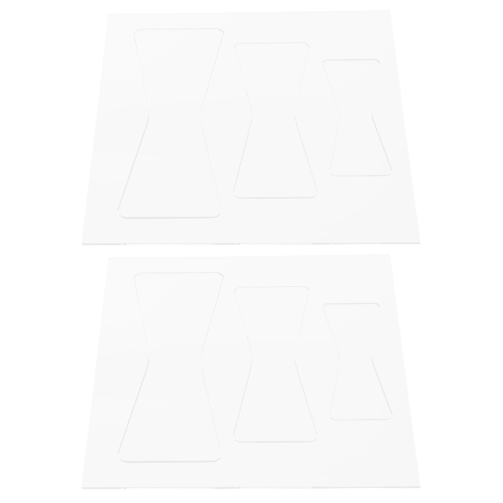 Woodworking Templates - Lot de 2 gabarits de menuiserie