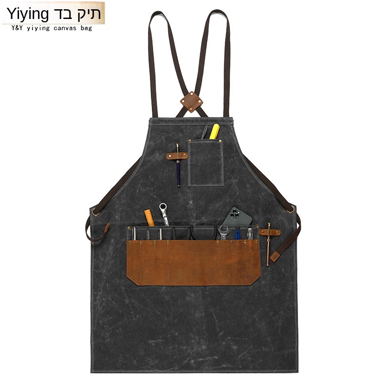 Tablier en toile cirée avec po - Woodworking Apron avis et prix