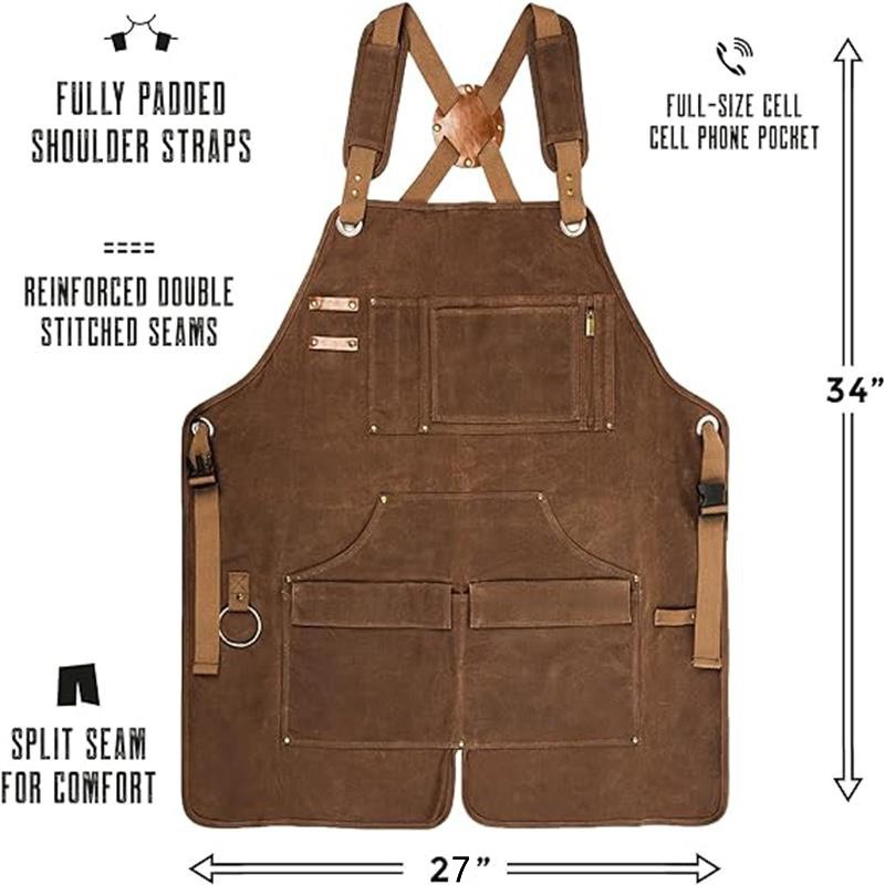 Tablier en toile épaisse endui - Woodworking Apron avis et prix