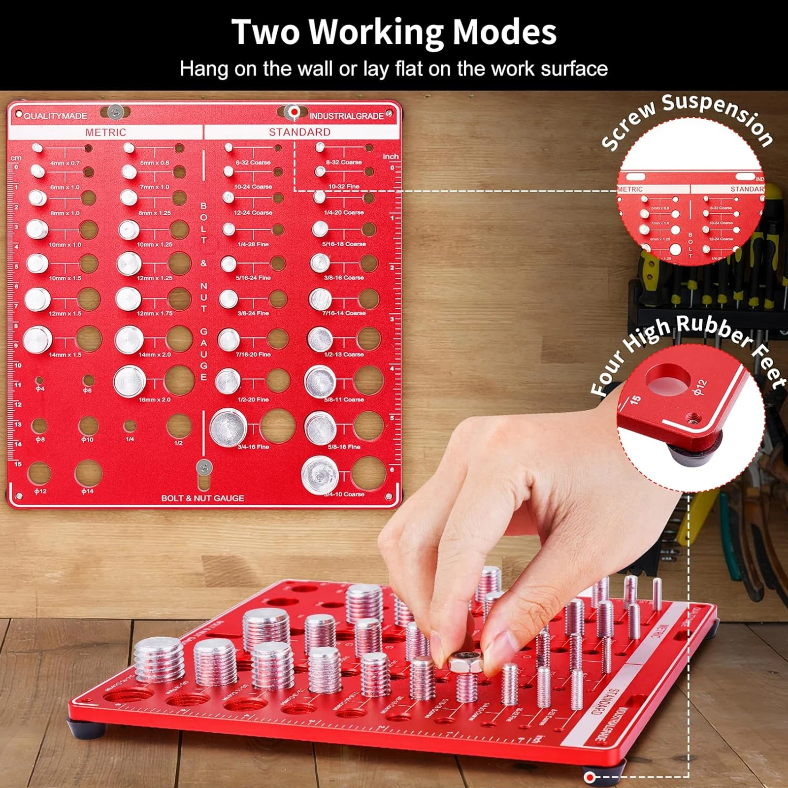 Jeu de jauges de filetage pour - Woodworking Essential Tools avis et prix