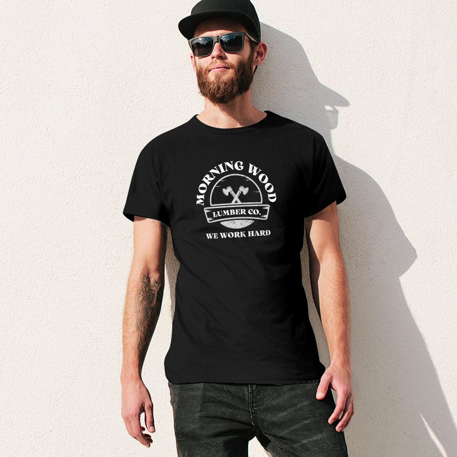T-shirt Morning Wood Lumber Co - Lumber Woodworking avis et prix