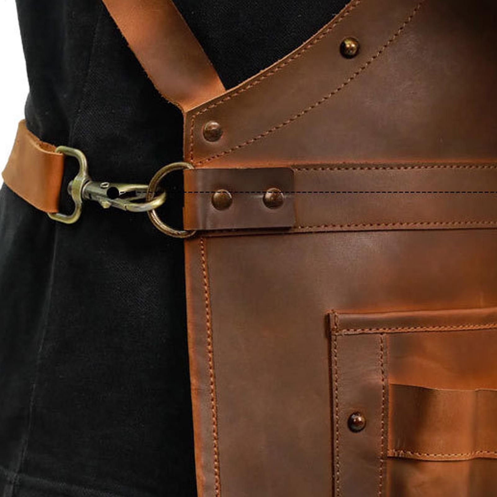 Tablier en cuir avec plusieurs - Woodworking Apron avis et prix