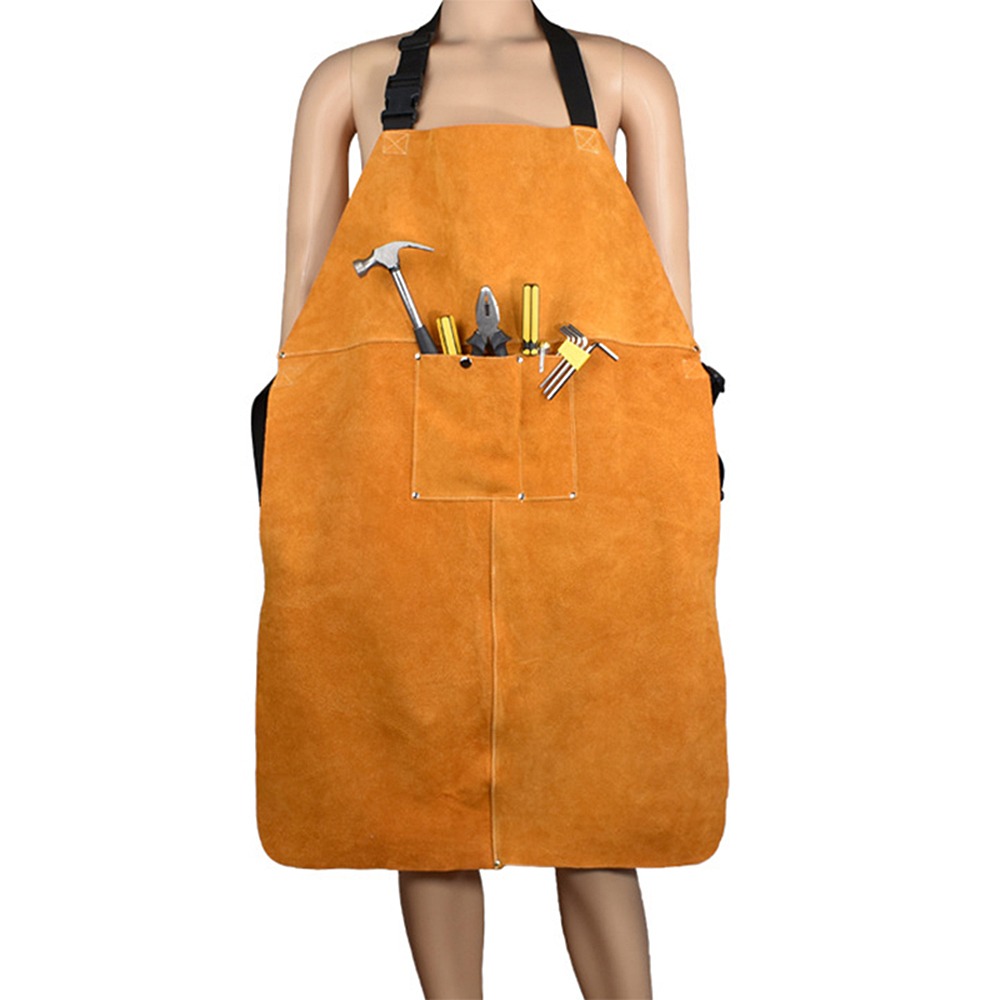 Tablier de soudeur en cuir de  - Woodworking Apron avis et prix