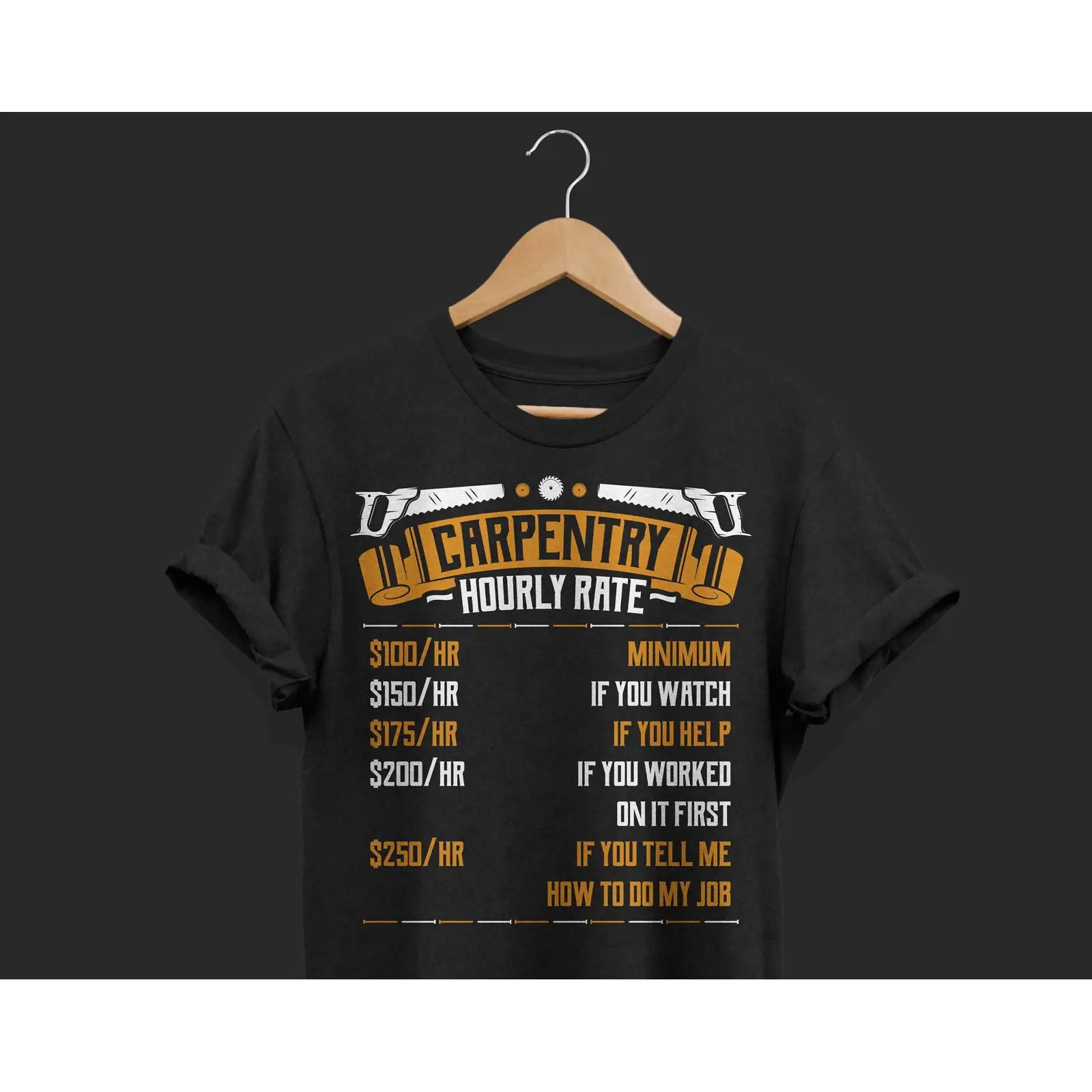 T-shirt de charpentier humoris - Woodworking Union avis et prix