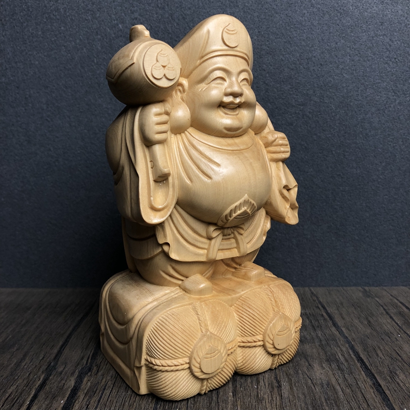 Statuette/Figurina de Daikokut - Woodworking Japanese avis et prix