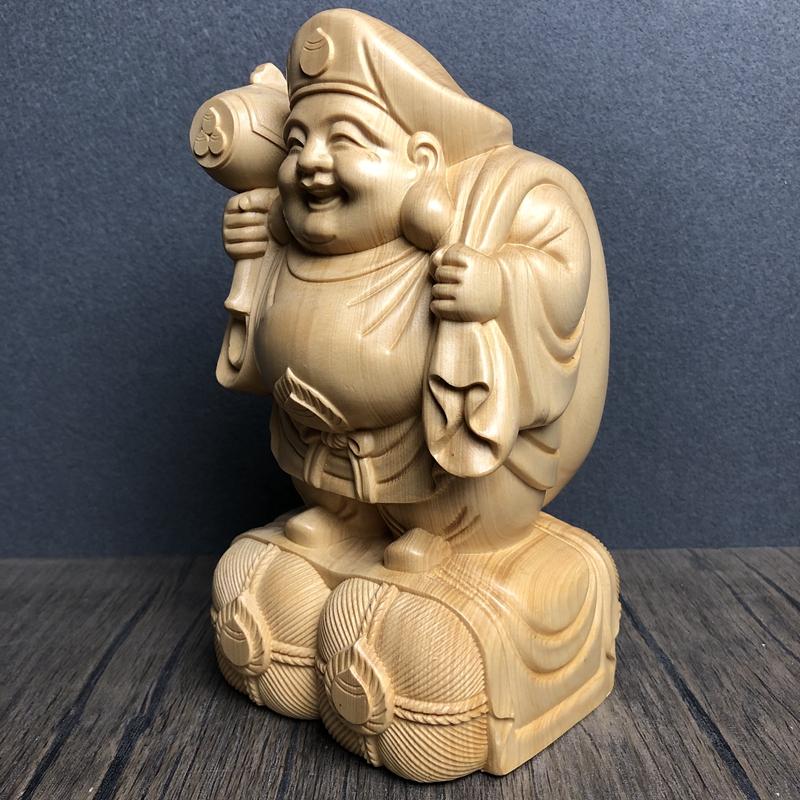 Statuette/Figurina de Daikokut - Woodworking Japanese avis et prix
